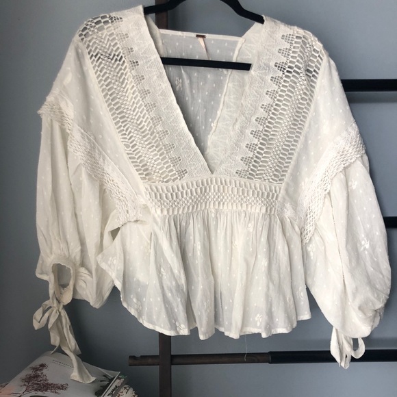 Free People Tops - Free People Drive You Mad Blouse